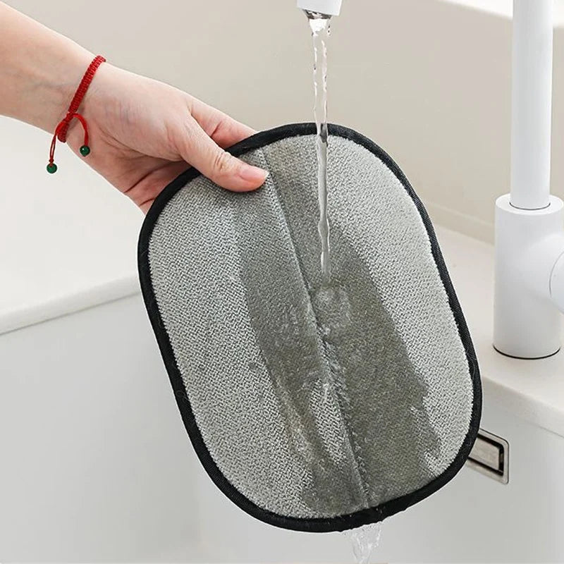 The grey face rinsed under the tap